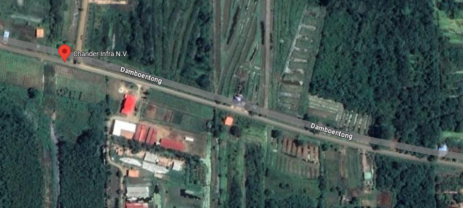 Kaartlocatie van Chander Infra N.V.